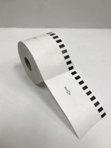 1 - OEM Starter Roll - 2.4" x 100' (One original reusable Brother HUB + 1 Roll of OEM Labels)
