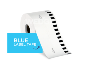 (Refill Rolls) Brother Continous Label Tape 2.4" x 100' BLUE