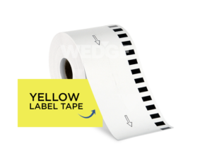 (Refill Rolls) Brother Continous Label Tape 2.4" x 100' YELLOW
