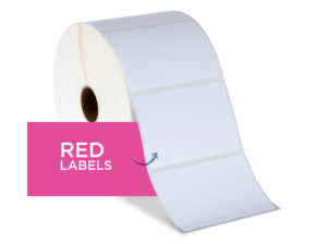 3" x 2" Child Check In Labels 1240/ Roll RED