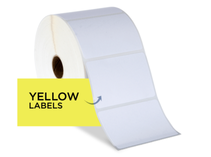 3" x 2" Child Check In Labels 1240/ Roll YELLOW