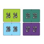 DATAFILE COMPATIBLE YEAR LABELS-Rolls of 500