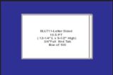 Letter sized FULL END TAB 10.5 Pt File folders- Box of 100